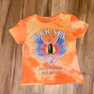 XS Small “Journey don’t stop believing”Woman’s Top